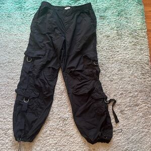 Black Cargo Pants From Garage